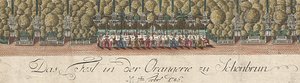 Saksa: Juhlat Schönbrunnin orangerian tiloissa - 7. helmikuuta 1786 tekijältä Hieronymus Loschenkohl