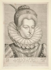 Muotokuva Catherine Henriette de Balzac D tekijältä Hieronymus Wierix