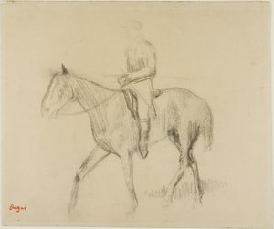 Hevonen ja ratsastaja tekijältä Hilaire Germain Edgar Degas