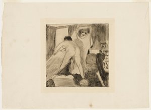 Kylpylästä poistuminen tekijältä Hilaire Germain Edgar Degas