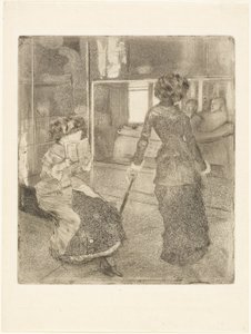 Mary Cassatt Louvressa: Louvre: Etruskien galleria tekijältä Hilaire Germain Edgar Degas
