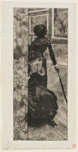 Mary Cassatt Louvren maalausgalleriassa tekijältä Hilaire Germain Edgar Degas