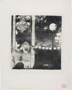 Mlle Bécat Café des Ambassadeursissa tekijältä Hilaire Germain Edgar Degas