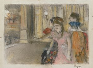 Laulajat lavalla tekijältä Hilaire Germain Edgar Degas