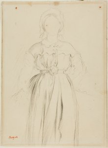 Tutkimus Marguérite de Gasin muotokuvaa varten tekijältä Hilaire Germain Edgar Degas