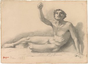 Tutkimus miespuolisesta alastonkuvasta tekijältä Hilaire Germain Edgar Degas