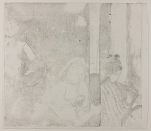 Naiset kahvilan edessä, ilta tekijältä Hilaire Germain Edgar Degas