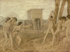 Nuoret spartalaiset tytöt haastavat pojat tekijältä Hilaire Germain Edgar Degas
