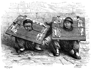 Pilleri Japanissa ennen vallankumousta, 1895.