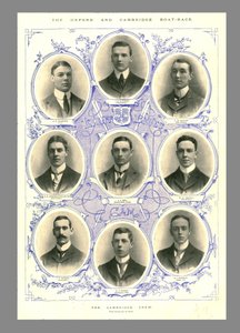 Cambridge Crew, Oxford ja Cambridge Boat Race, 1898.
