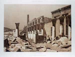 "Venus Athorin temppeli, Isle of Philae", Egypti, 1841 tekijältä Himely