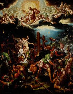 Pyhän Katariina Aleksandrialaisen marttyyrikuolema, 1700-luvun puoliväli. tekijältä Hipólito de Rioja