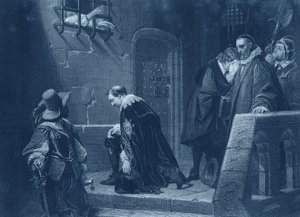 Lord Strafford johti teloitukseen tekijältä Hippolyte Delaroche