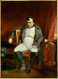 Napoleon I:n muotokuva Fontainebleaussa 31.3.1814 (1840 öljy kankaalle)