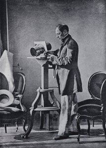 Hippolyte Bayardin muotokuva, itse ottama (m/w kuva)