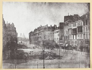Rue Royale ja Barrikadien jäännökset 1848