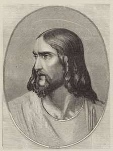 Vapahtajan pää tekijältä Hippolyte Delaroche