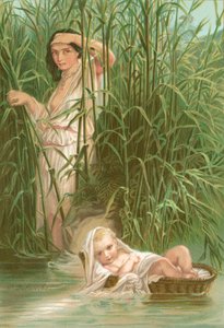 Mirjam ja Mooses tekijältä Hippolyte Delaroche