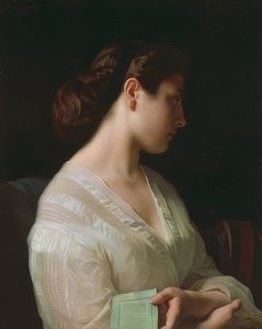 Mädchenportrait (tutkimus nuoresta tytöstä, joka tunnetaan nimellä kreikkalainen tyttö). 1863