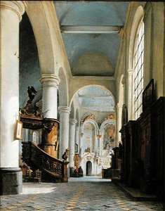 St. Denisin kirkon sisustus, Saint-Omer, 1835