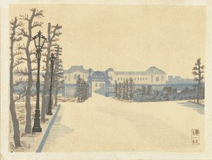 Akasakan palatsi Akasaka Palais (otsikko esineessä) Muistoja Tokiosta (sarjan nimi) Tokyo kaiko zue (sarjan nimi) tekijältä Hiratsuka Un
