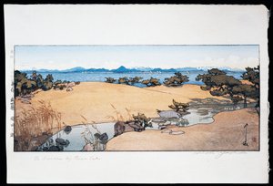 Puutarha Biwa-järven lähellä tekijältä Hiroshi Yoshida