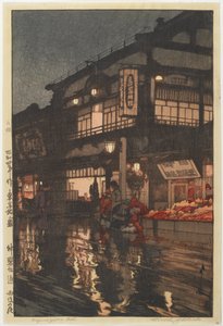 Kagurazaka-katu yösateen jälkeen