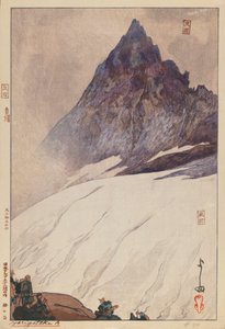 Yarigatake A (puupainatus paperille) tekijältä Hiroshi Yoshida