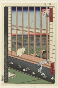 Asakusan riisipellot ja Torinomachin festivaali tekijältä Hiroshige (I) , Utagawa
