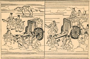 Härkien vetämät vaunut, 1663, 1924.