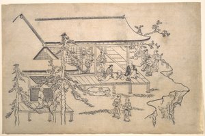  tekijältä Hishikawa Moronobu