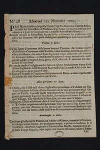 Gazzetta di Mantova - vanhin italialainen sanomalehti, 1665 tekijältä Historic Object
