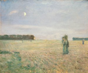 Päivän loppu (öljy kankaalle) tekijältä Hjalmer Eilif Emanuel Peterssen