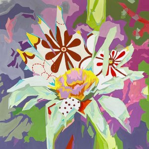 Floral Abstract #1, 2023 (guassi paperille)