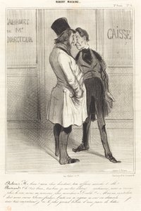 (Robert) No niin! rakas managerini... tekijältä Honoré Daumier