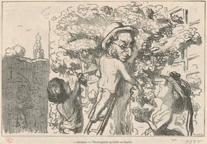 Asniéres tekijältä Honoré Daumier