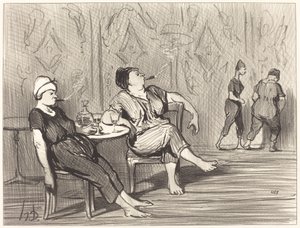 Baarissa tekijältä Honoré Daumier