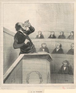 tribüünille tekijältä Honoré Daumier