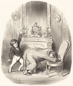 Henry IV:n pääosassa tekijältä Honoré Daumier