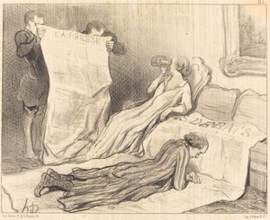 Lehden tilaajat saavat... tekijältä Honoré Daumier