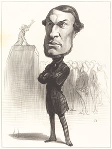 Achille Fould tekijältä Honoré Daumier