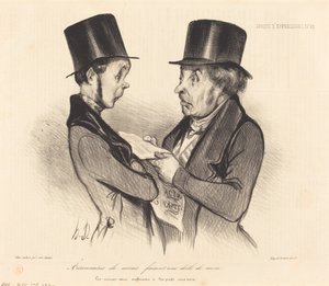 Kaivoksen osakkeenomistajat... tekijältä Honoré Daumier