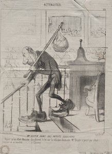 Tosiasiat (nro 128): Mr. Dupin pienissä kengissään tekijältä Honoré Daumier