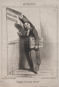 Todellisuudet (nro 41): Koputa ja se aukeaa sinulle! tekijältä Honoré Daumier