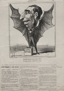 Tosiasiat (nro 62): Olen lintu, katso siipeni.. tekijältä Honoré Daumier