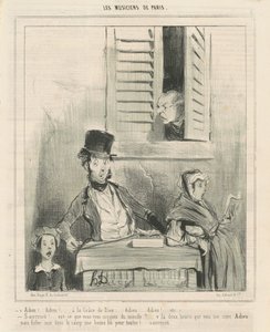 Hyvästi! ... Jumalan armosta... tekijältä Honoré Daumier
