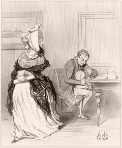 Hyvästi, kultaseni, menen julkaisijoideni luo... tekijältä Honoré Daumier