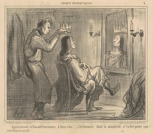 Agamemnon kruunataan suljettujen ovien takana tekijältä Honoré Daumier