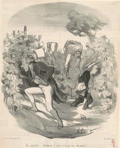 Ah! Saperlotte! ... Rypäle ei ole hyvä tänä vuonna! ... tekijältä Honoré Daumier