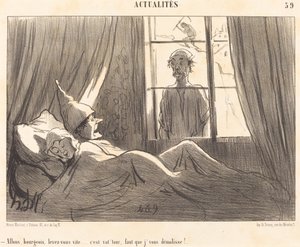 Tule porvari, nouse nopeasti... tekijältä Honoré Daumier